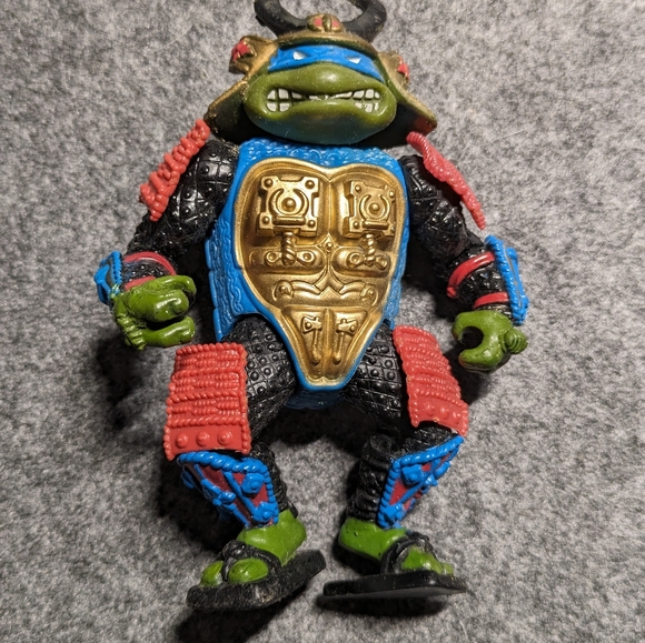 Tmnt figures clowning Mike and samurai Leo vintage - Picture 4 of 6